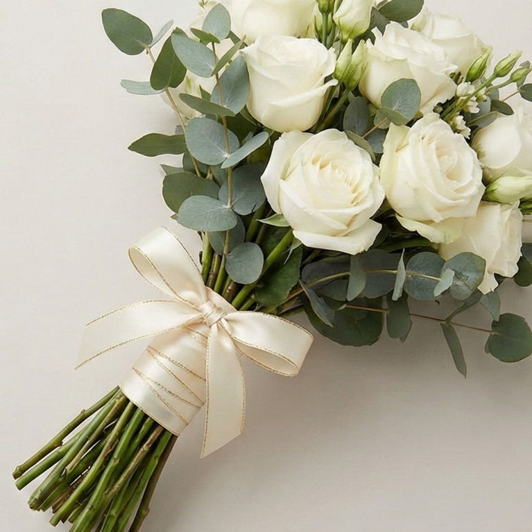 SNOOGG Ivory Ribbon with Gold Edge 10 mm Width 60 Yards Roll for Gift Wrapping Wedding Decor Craft Sewing Scrapbooking Card Making Fabric Border DIY Decoration