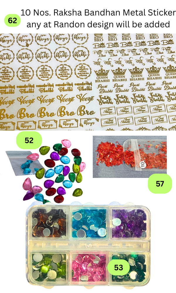 Snoogg Premium Resin Art Kit for Raksha Bandhan | DIY Epoxy Rakhi Making Set with Molds, Glitters & Tools | Ideal for Beginners & Experts | Craft Unique Handmade Rakhis & Gifts