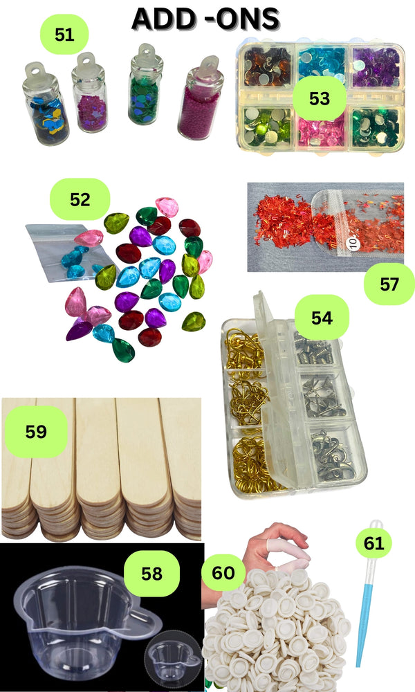 Snoogg Rakhi Making Resin Kit | All-in-One DIY Epoxy Craft Set for Raksha Bandhan | Includes Silicone Molds, Glitters & Tools | Perfect for Beginners & Pros