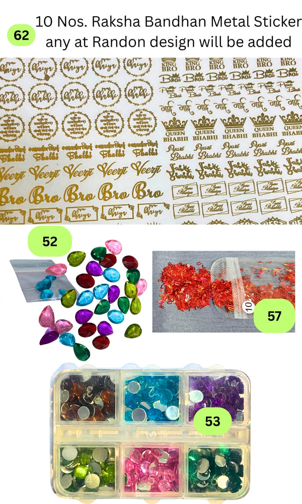 Create Custom Rakhi Gifts with Snoogg Resin Art Kit | Full DIY Epoxy Set for Raksha Bandhan | Includes Molds, Glitters, and Tools for Crafting Beautiful Handmade Rakhis