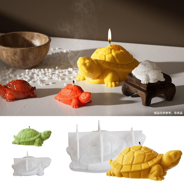 SNOOGG Large Turtle Silicone Mold 5.7 Inch, Big Turtle Resin Mold for Wall Hanging Decor Tray, Epoxy Resin Casting Mold, Animal Shape Concrete Candle Soap Mold, DIY Art Craft Supplies