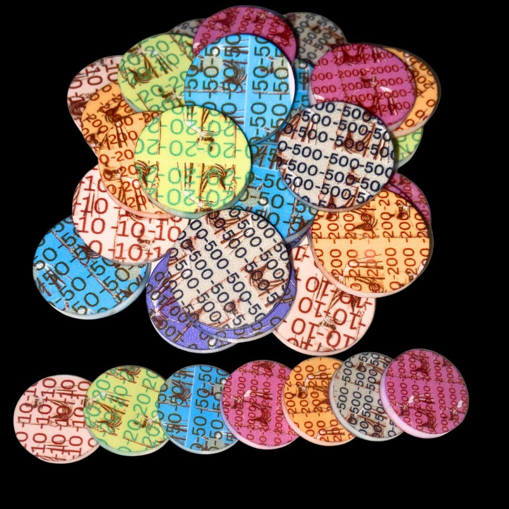 SNOOGG Playing with Chips That Mirror The Look and Feel of Real Indian Currency. Our Poker Chips Feature Color schemes and denominations Identical to ?10, to ?2000 banknotes