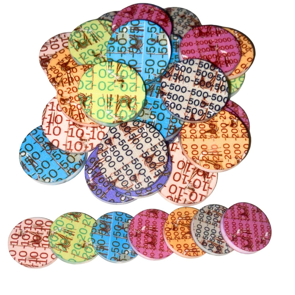 SNOOGG Playing with Chips That Mirror The Look and Feel of Real Indian Currency. Our Poker Chips Feature Color schemes and denominations Identical to ?10, to ?2000 banknotes
