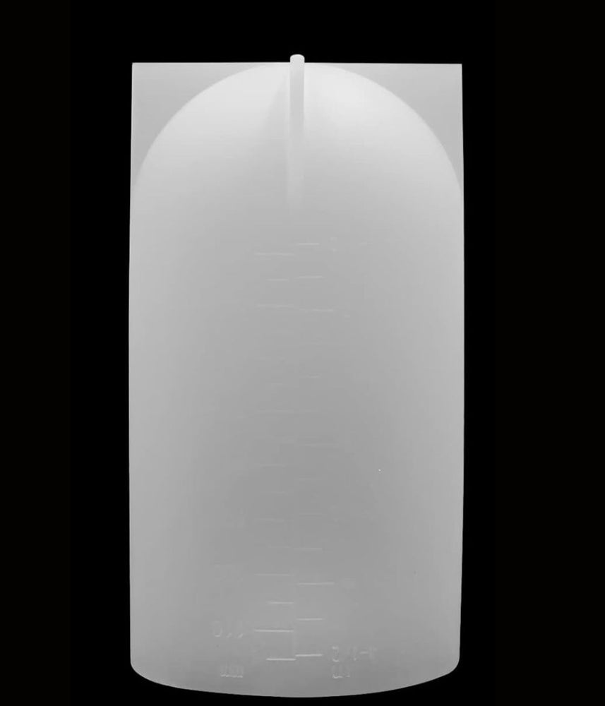 SNOOGG Round Cylinder Light Resin Mold for Flower Preservation, Featuring USB; Perfect for DIY Epoxy Casting Projects and Desktop Ornaments for Home Décor (Mould with LED Base)