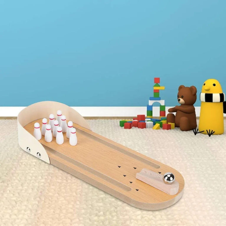 SNOOGG's Mini Portable Bowling Game Set: The Ultimate Desktop Toy for Family Parties, Kids' Entertainment, and Stress Relief Gadgets