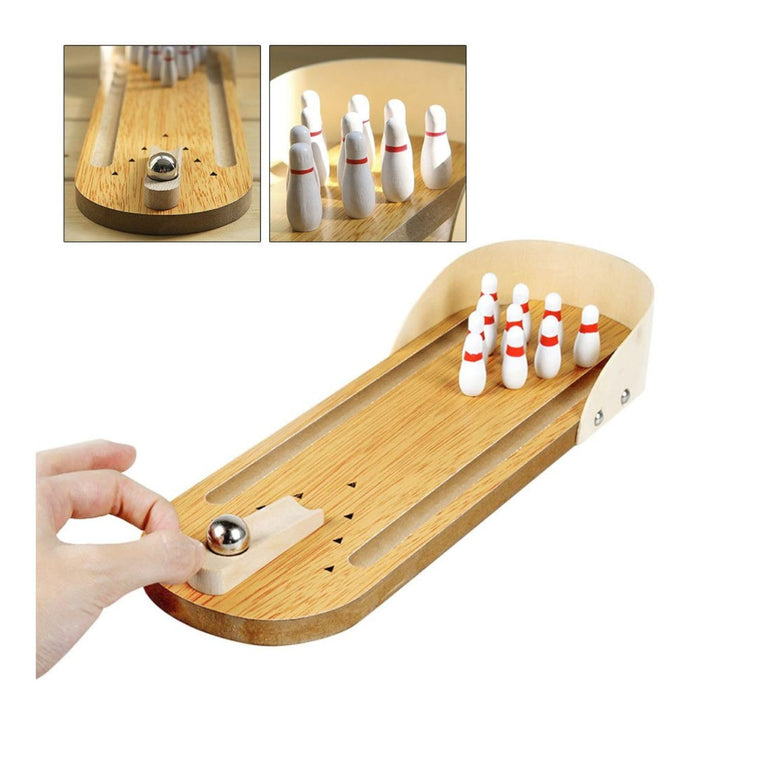 SNOOGG's Mini Portable Bowling Game Set: The Ultimate Desktop Toy for Family Parties, Kids' Entertainment, and Stress Relief Gadgets