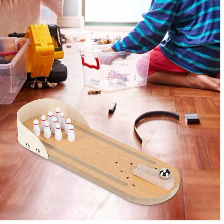 SNOOGG's Mini Portable Bowling Game Set: The Ultimate Desktop Toy for Family Parties, Kids' Entertainment, and Stress Relief Gadgets