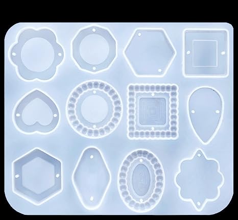 copy of silicone resin mold for rakhi and jewellery 11 cavaities