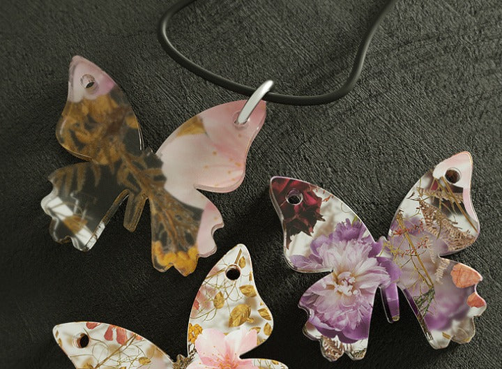 large 24 cavities butterfly key holder pendent decoration and multipurpose use resin moulds