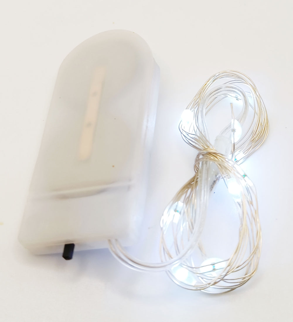 1 pc pack led wire for resin art inserts to give led light effect it comes with on off opti