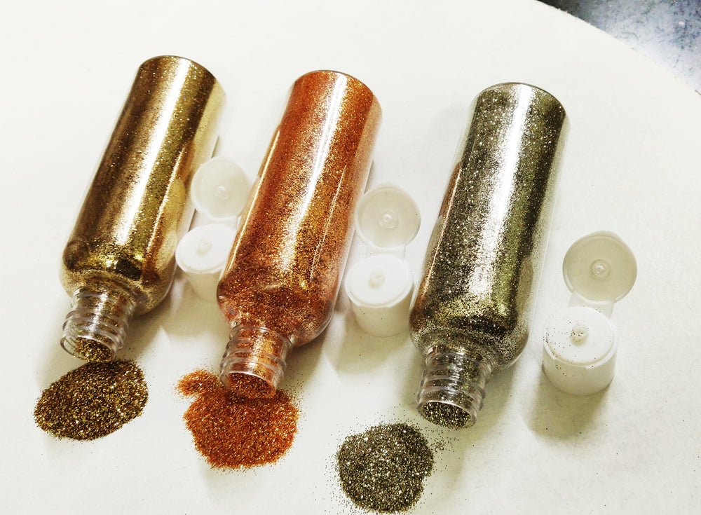 snoog 50 gram pack clear bottle extra fine glitter powder for resin nail glitter assorted c