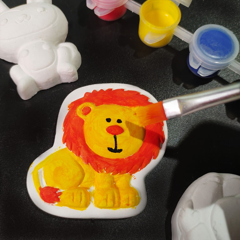 painting kit strong plaster of paris shapes to paint it comes in blister pack with the 6 co