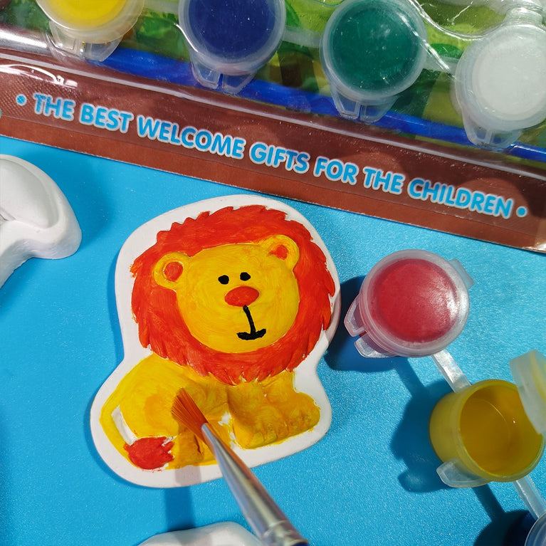 painting kit strong plaster of paris shapes to paint it comes in blister pack with the 6 co