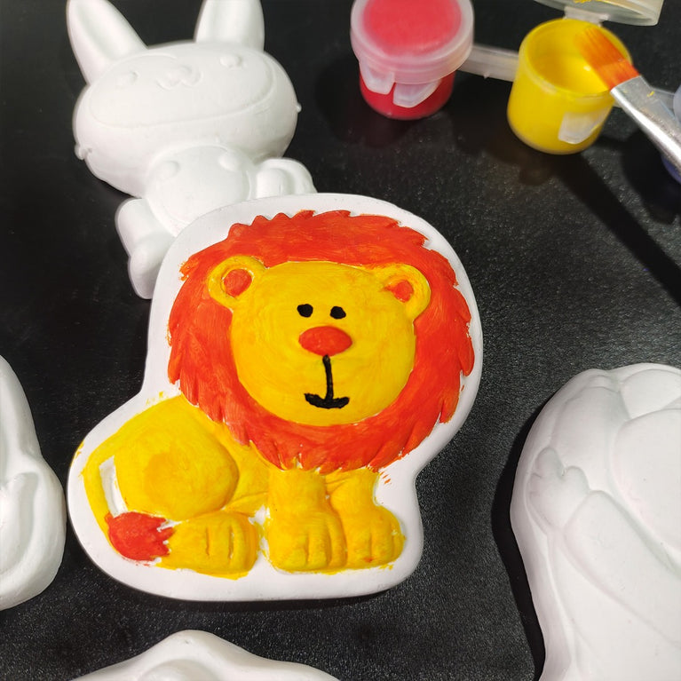 painting kit strong plaster of paris shapes to paint it comes in blister pack with the 6 co