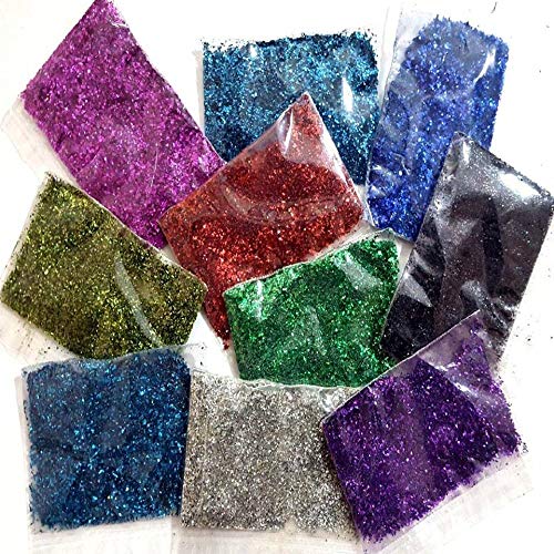 Copy of SNOOG 10 Gram pack zipper pouch Extra Fine Glitter powder for Resin, Nail Glitter, Assorted Craft Glitter for Epoxy ResinArt, Body Face Hair Glitter Bulk, Glitter Tumbler Candle Making Etc.
