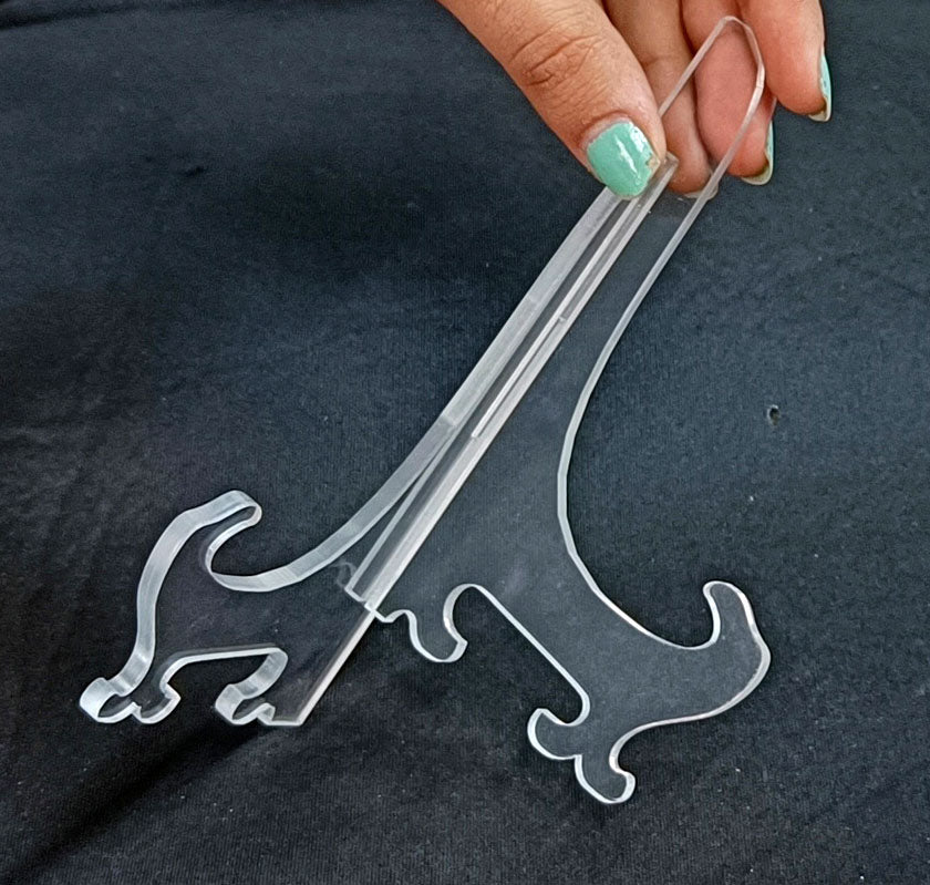 acrylic clear easel fully transprant interlocking space saver foldable easel stand for arti