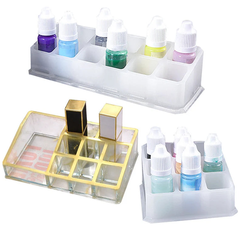lipstick multiuse organizer mold jewelry earrings trinket dishes makeup jewelry holder mold