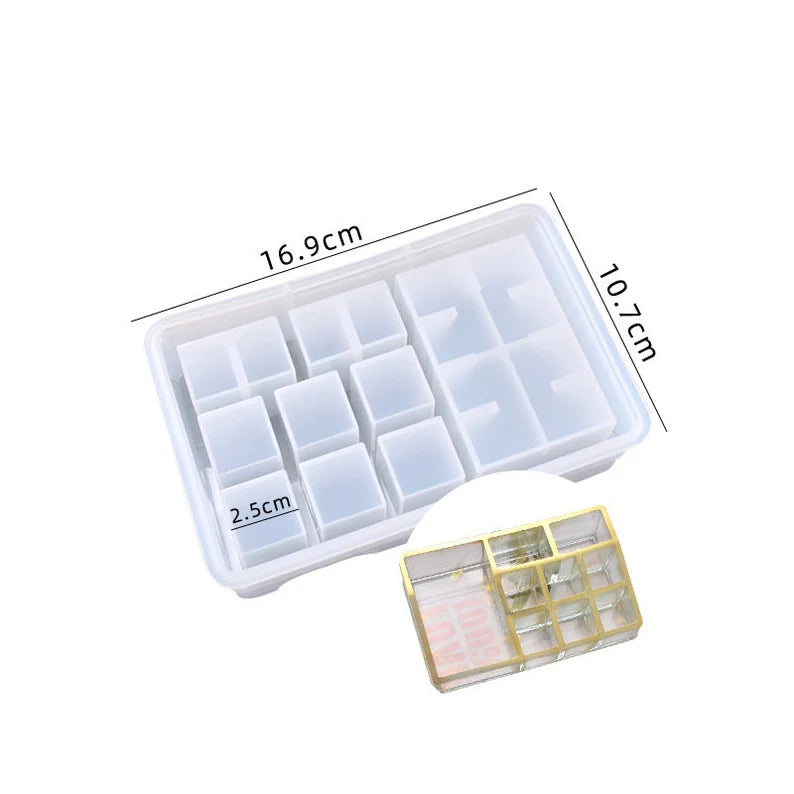 lipstick multiuse organizer mold jewelry earrings trinket dishes makeup jewelry holder mold