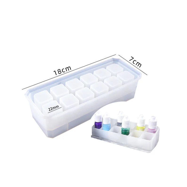 lipstick multiuse organizer mold jewelry earrings trinket dishes makeup jewelry holder mold