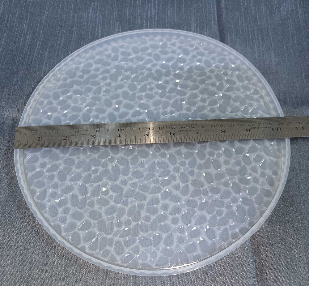 assortment shape crystal crushed diamond tray silicone mold stone pattern dish resin mold f