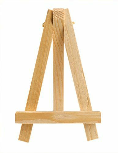 snoogg 5 7 and 10 inch mini natural pine wood display easel a frame artist painting party t