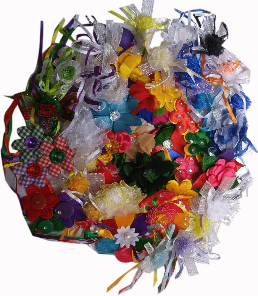 mix assortment of man made flowers for your diy craft embellishment