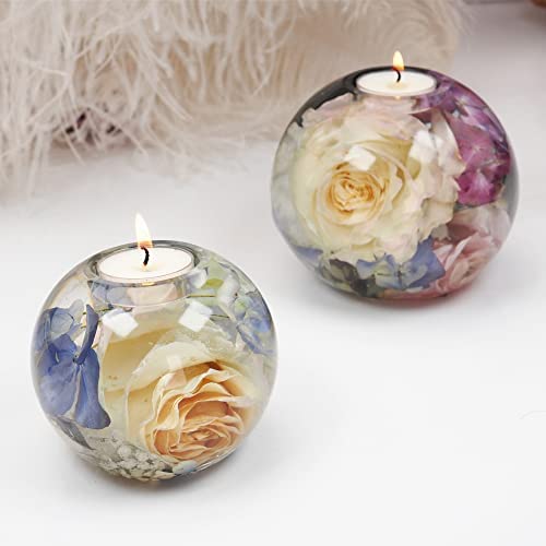 silicone tea light candel holder globe round type size 2 inch about