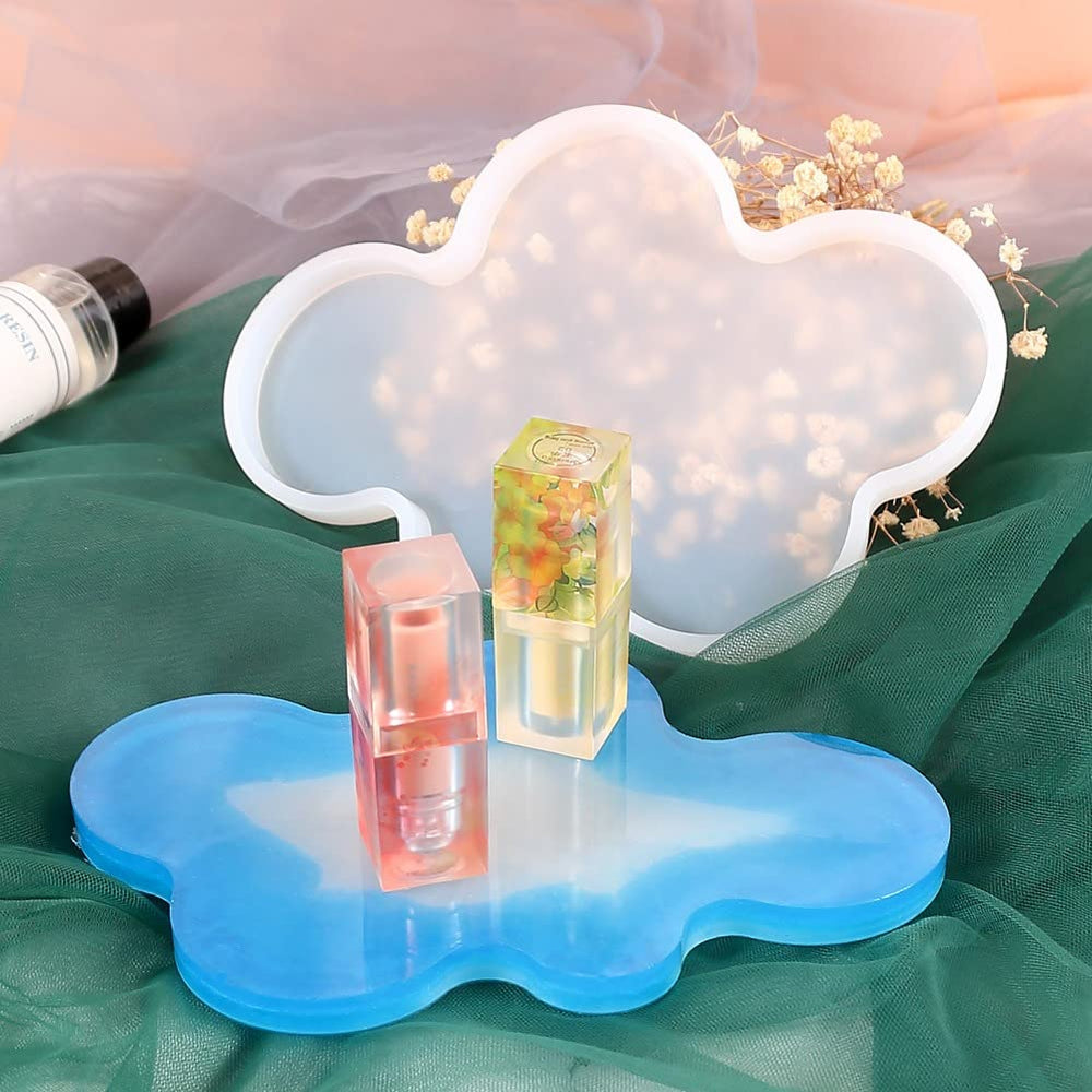 snoogg diy cup pad making mould set small clouds shape silicone molds craft reusable coaste