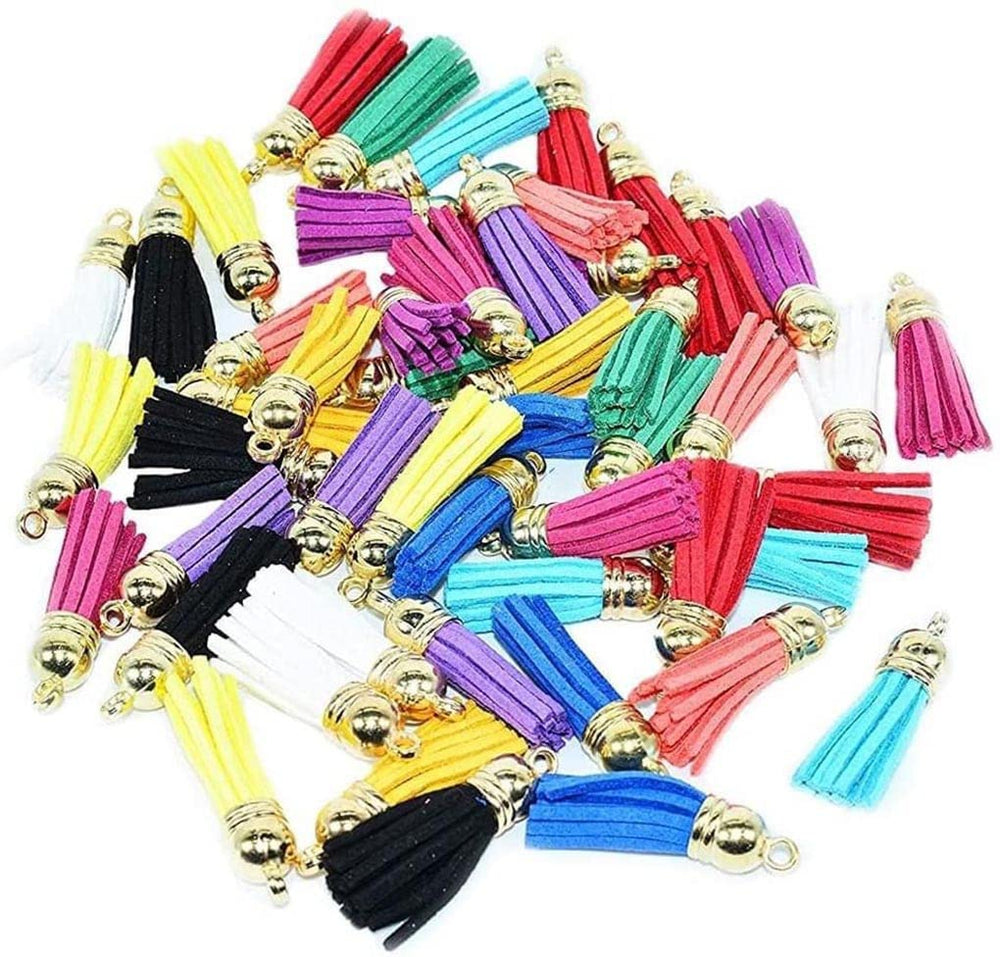 snoogg tassel charms velvet tassel pendant colourful beads tassels bag handbag keyring cell