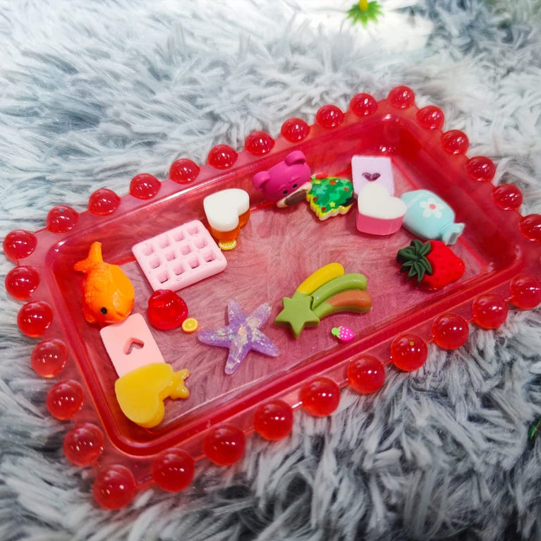 SNOOGG Bubble Trinket Tray Silicone Mould, Resin Craft, Craft Supplies, Silicone Mold, Soap Dish, Jewellery Holder Mould, DIY Mold, Tray Mould