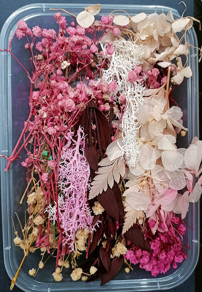 snoogg resin art essential moisture less random real dried flower resin mould fillings for
