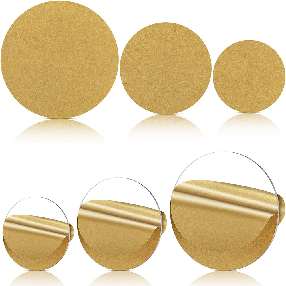 3 and 2 mm thick 4,6,8,10 12 inch round clear acrylic cutout piece for Resin Art Clock making.