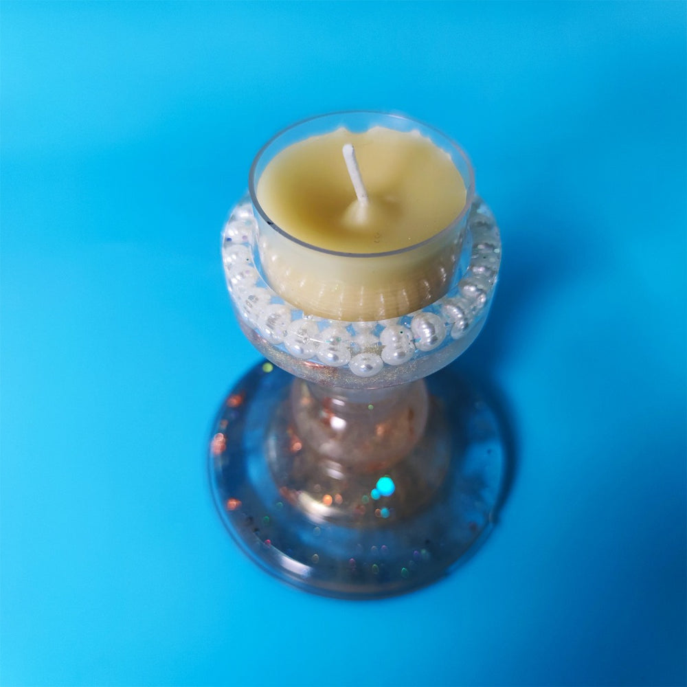 wax candle holder resin mold tower type round bottom