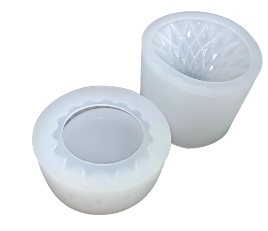 copy of silicone resin gift box mould heavy duty set of two mould body and cover stylish de