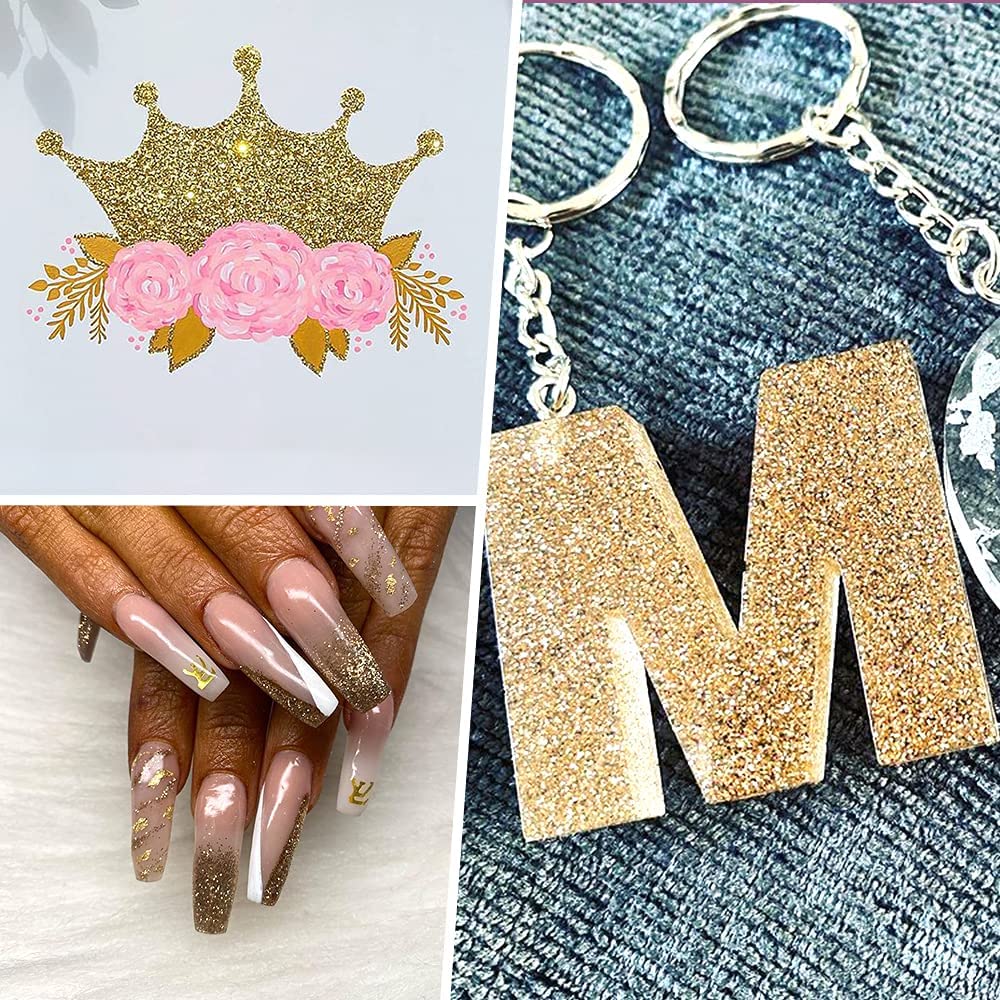 snoogg 200 gram extra fine glitter for resin nail crafts sequins powder art painting snow g