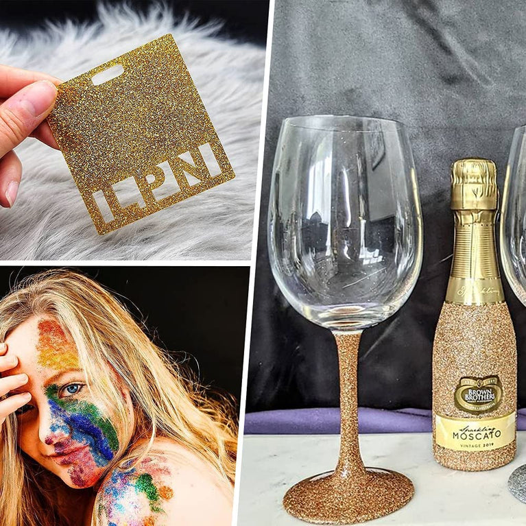 snoogg 200 gram extra fine glitter for resin nail crafts sequins powder art painting snow g