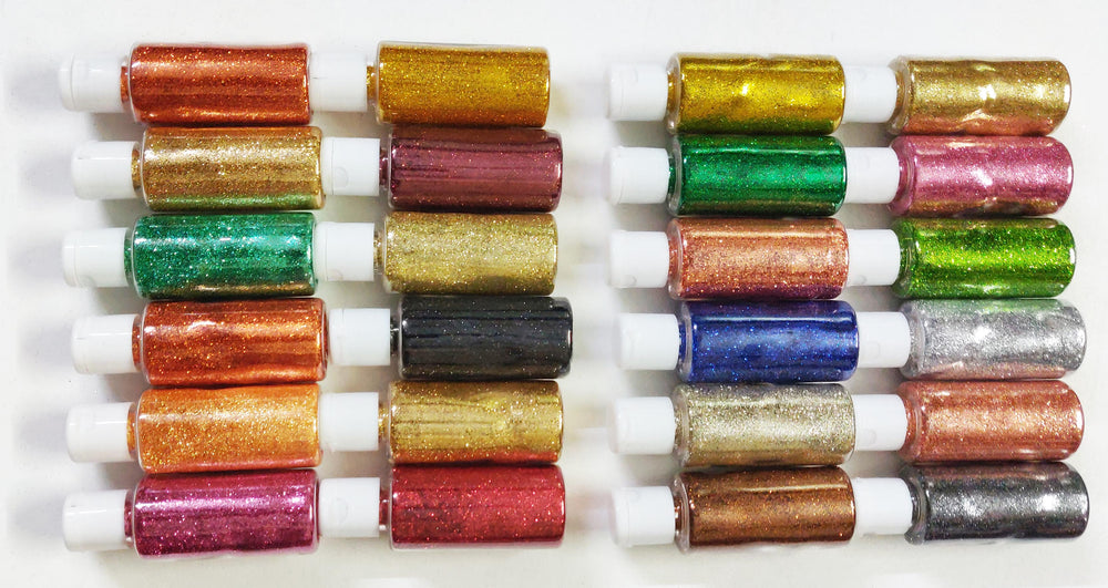 snoog 20 gram pack clear bottle extra fine glitter powder for resin nail glitter assorted c