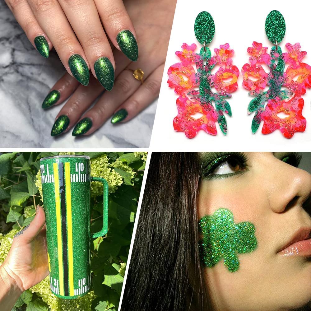 snoogg 200 gram extra fine glitter for resin nail crafts sequins powder art painting snow g