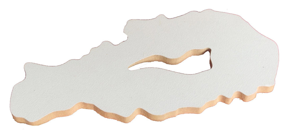 copy of snoogg white coated geode agate ellipse art board 6 mm wood cutout plaque diy for r