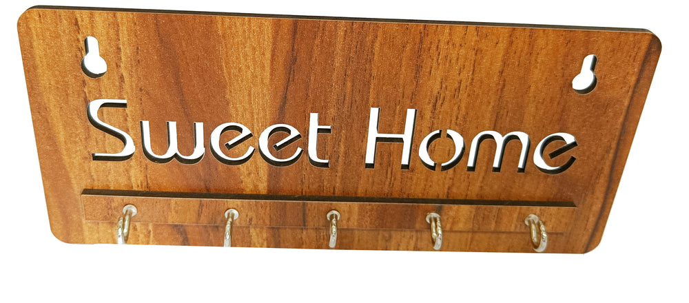 wood key holder a personeel custmization products size 5 10 inch