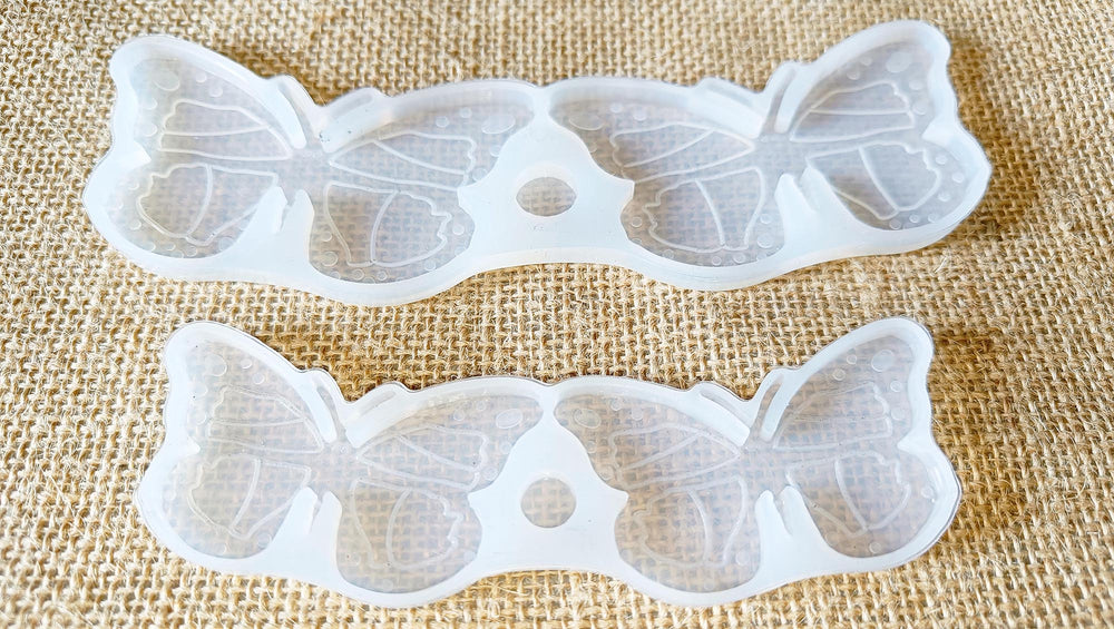 copy of silicone mould for resin art casting etc design 1 sun and 4 cavity small star decor