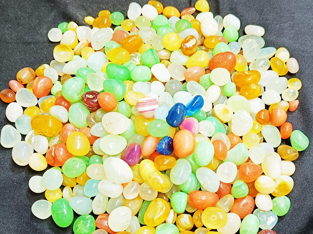 snoogg 250 gram coloured pebble stone embellishment for multi use in resin art craft home d