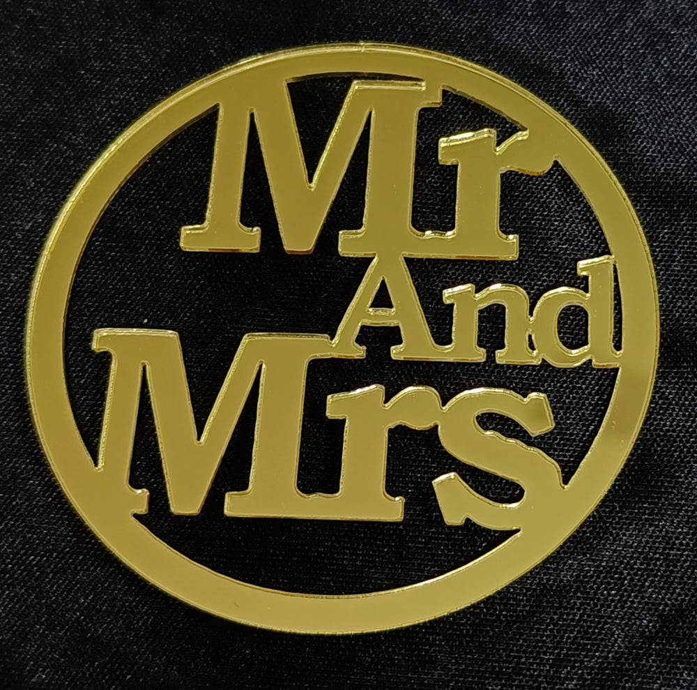 coaster emblishment inserts 2 5 inch round dia gold acrylic laser cut finish set of five in