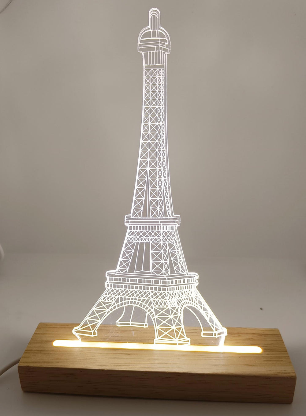 snoogg memorial gift night light clear crystal acrylic heart love gifts sign with led light