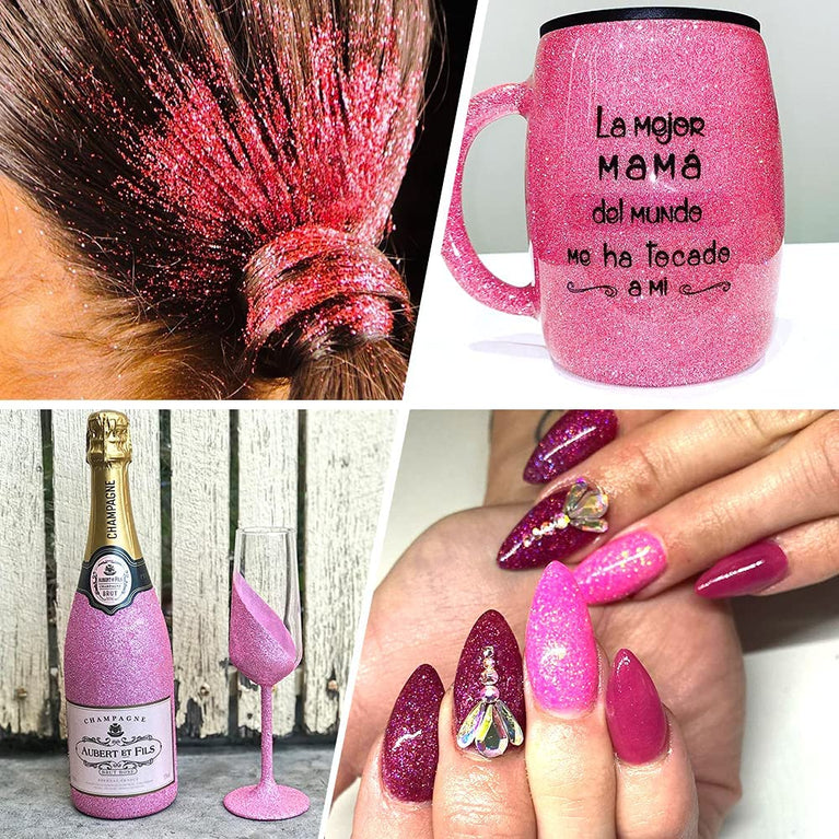 snoogg 200 gram extra fine glitter for resin nail crafts sequins powder art painting snow g