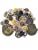 snoogg multi shape and design clock metal gear for resin art insert pack of 100 gram