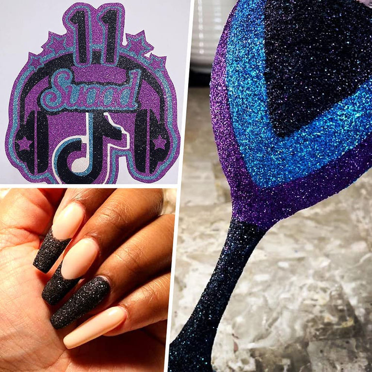 snoogg 350 gram extra fine glitter for resin nail crafts sequins powder art painting snow g