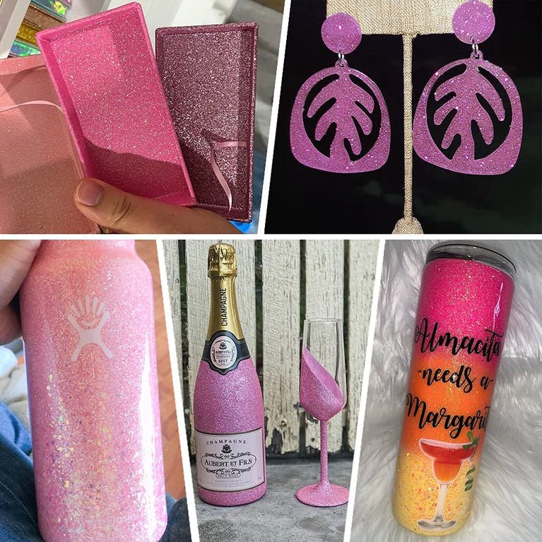 snoogg 200 gram extra fine glitter for resin nail crafts sequins powder art painting snow g