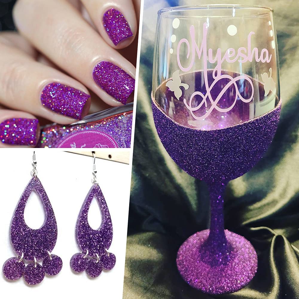 snoogg 200 gram extra fine glitter for resin nail crafts sequins powder art painting snow g