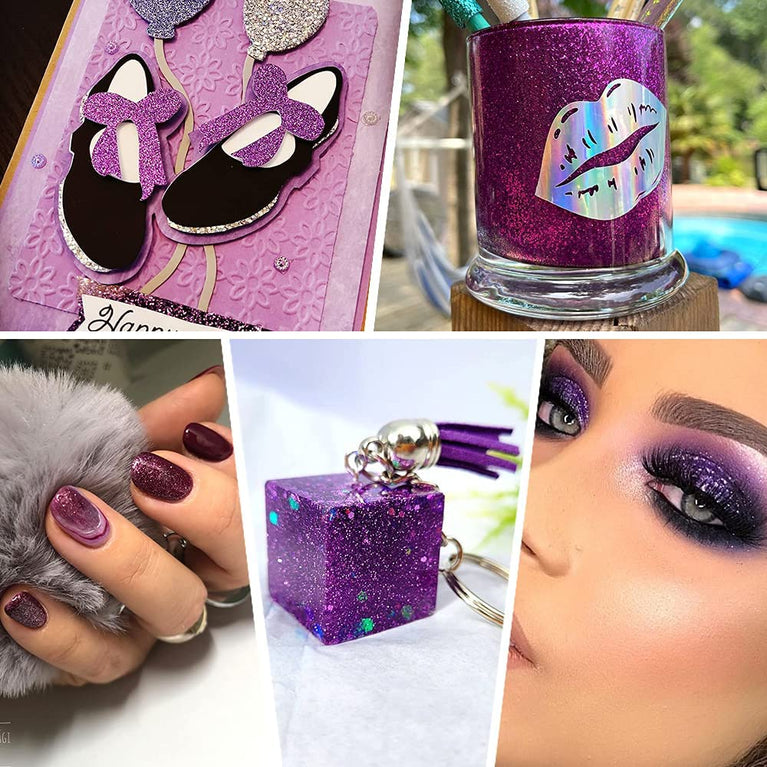 snoogg 200 gram extra fine glitter for resin nail crafts sequins powder art painting snow g